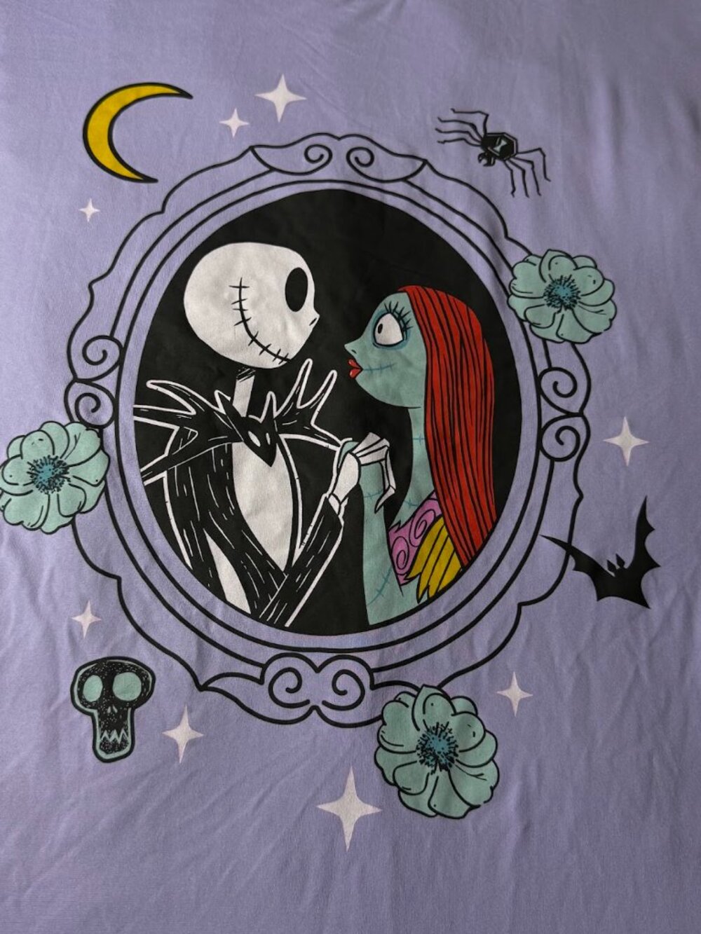 Disney's Nightmare Before Christmas Purple Sleepshirt Dress Plus Sizes 3X NWT - Picture 6 of 15